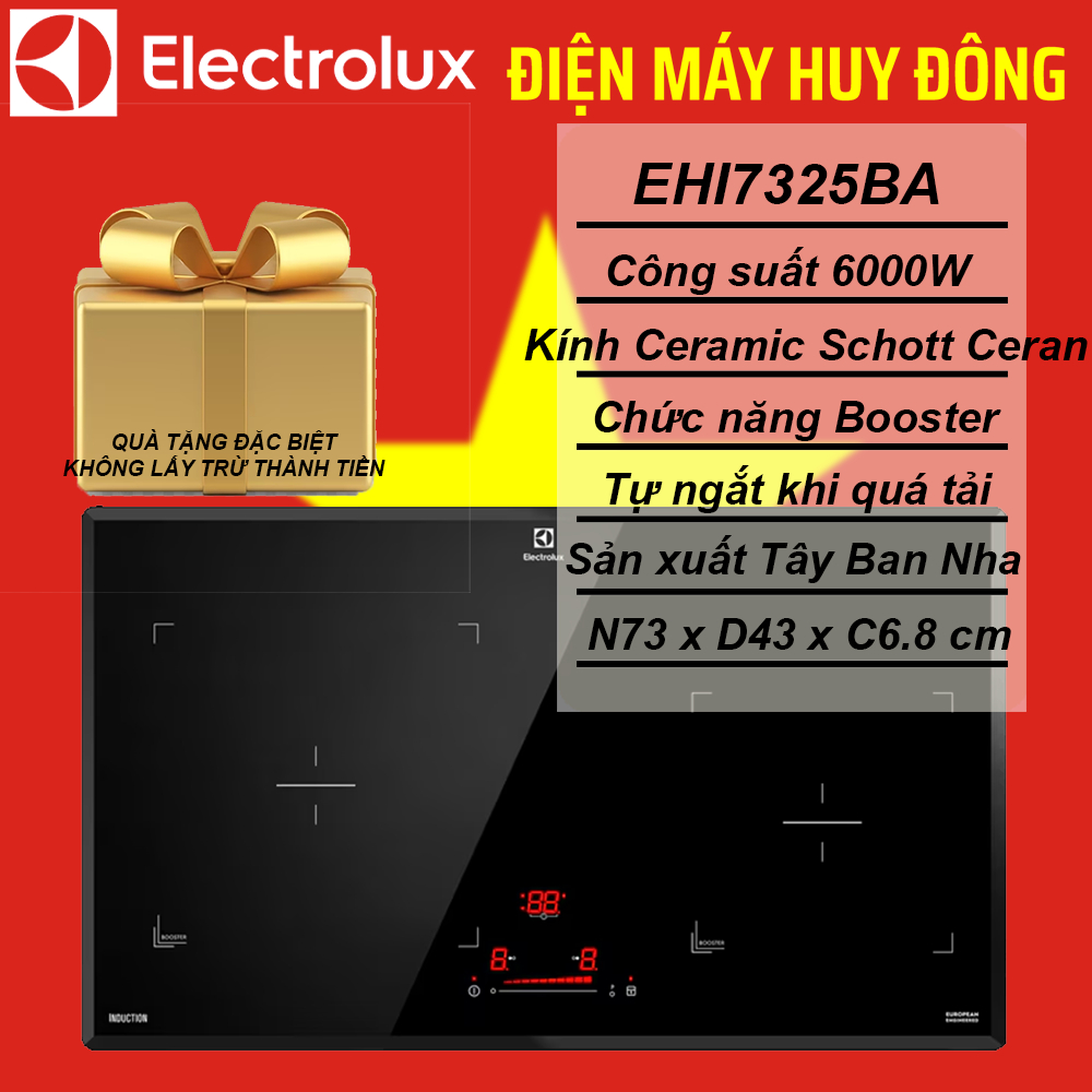 Bếp từ đôi lắp âm Electrolux EHI7325BA