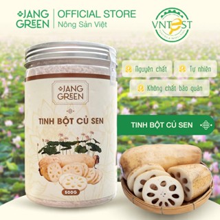 Tinh bột củ sen nguyên chất JANG GREEN – bột dinh dưỡng nhà làm 100% từ củ sen tươi sạch tự nhiên