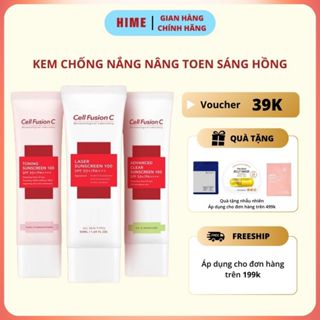  Kem Chống Nắng Cell Fusion C 100 SPF50+ PA +++ Hàn Quốc Dưỡng Trắng và Nâng Tone cho mọi loại da 50g 