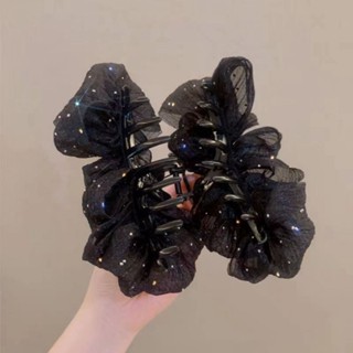 Kẹp Tóc Nơ Hai Mặt Tạo Bong Bóng🍀FREESHIP🍀Kẹp Tóc Càng Cua Đính Ngọc Trai Sang Trọng Thời Trang