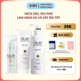  Kem Dưỡng Thể Trắng Da OLAY Vitamin B3+ Retinol Vitamin C Olay Bright Ultra Whitening 