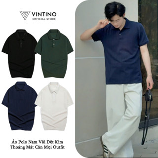 Áo Polo Nam VINTINO Áo Polo Công Sở Dạo Phố Chất Vải Mềm Mịn Pl05