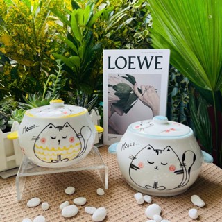  Hũ Đựng Mỡ Gốm Sứ Bát Tràng Nhiều Hoạ Tiết Thố Đựng Mỡ Dung Tích 1000ml& 1400ml Âu Đựng Mỡ Cao Cấp 