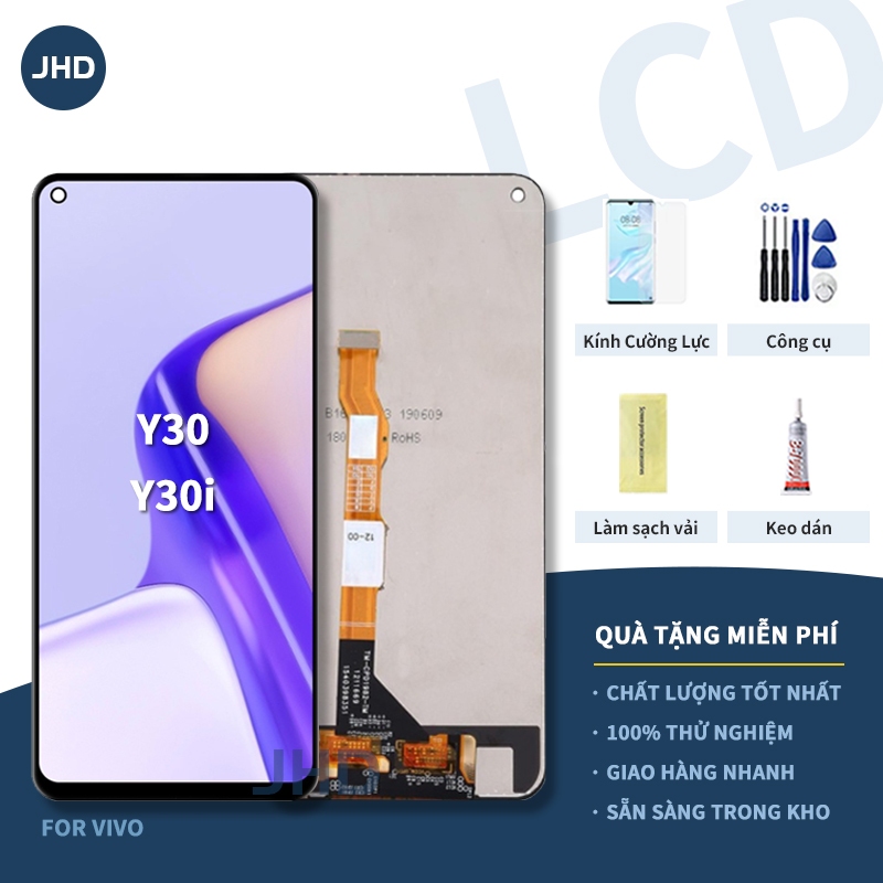 Dành Cho Vivo Y30 Y30i Lắp ráp màn hình LCD thay thế