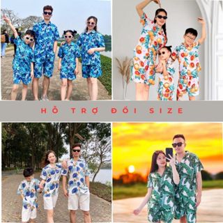 Áo Sơ Mi Đi Biển Hawaii Nam Nữ, Áo Đi Biển Bigsize, Đồ Đi Biển Nam, Áo Sơ Mi Nam Đi Biển, Áo Nhóm