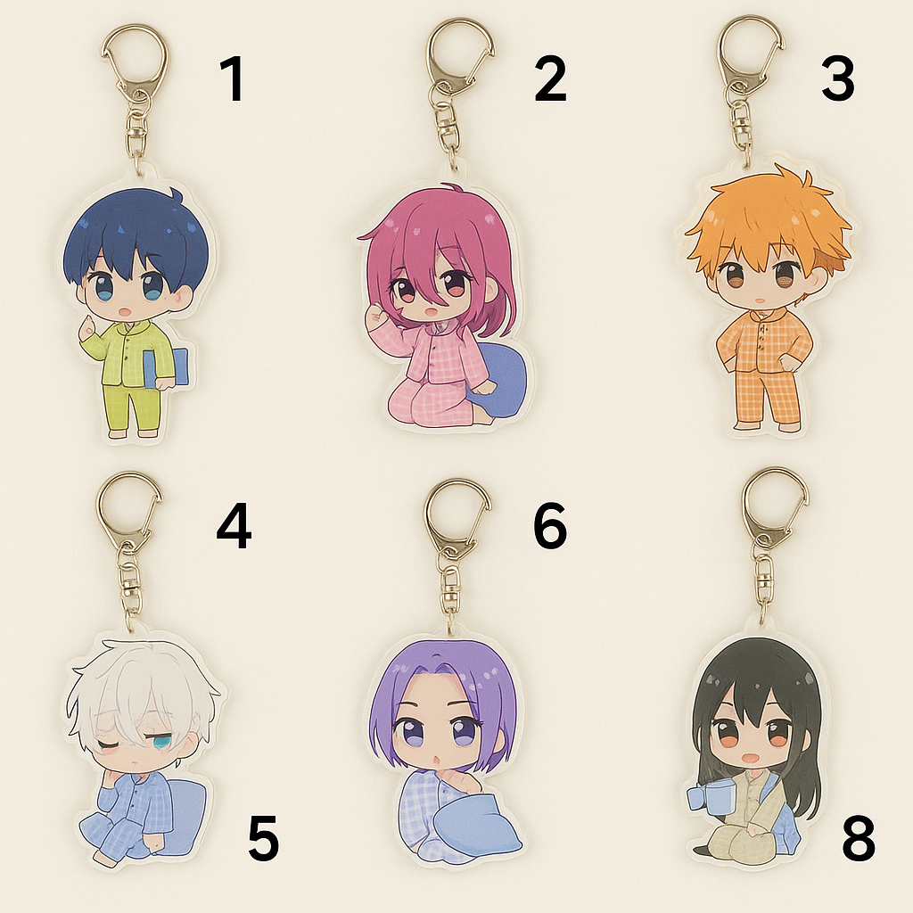 Mini Blublock Keychain – Sad But Adorable