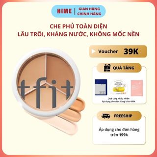 Bảng Kem Che Khuyết Điểm 3 Màu T.F.I.T