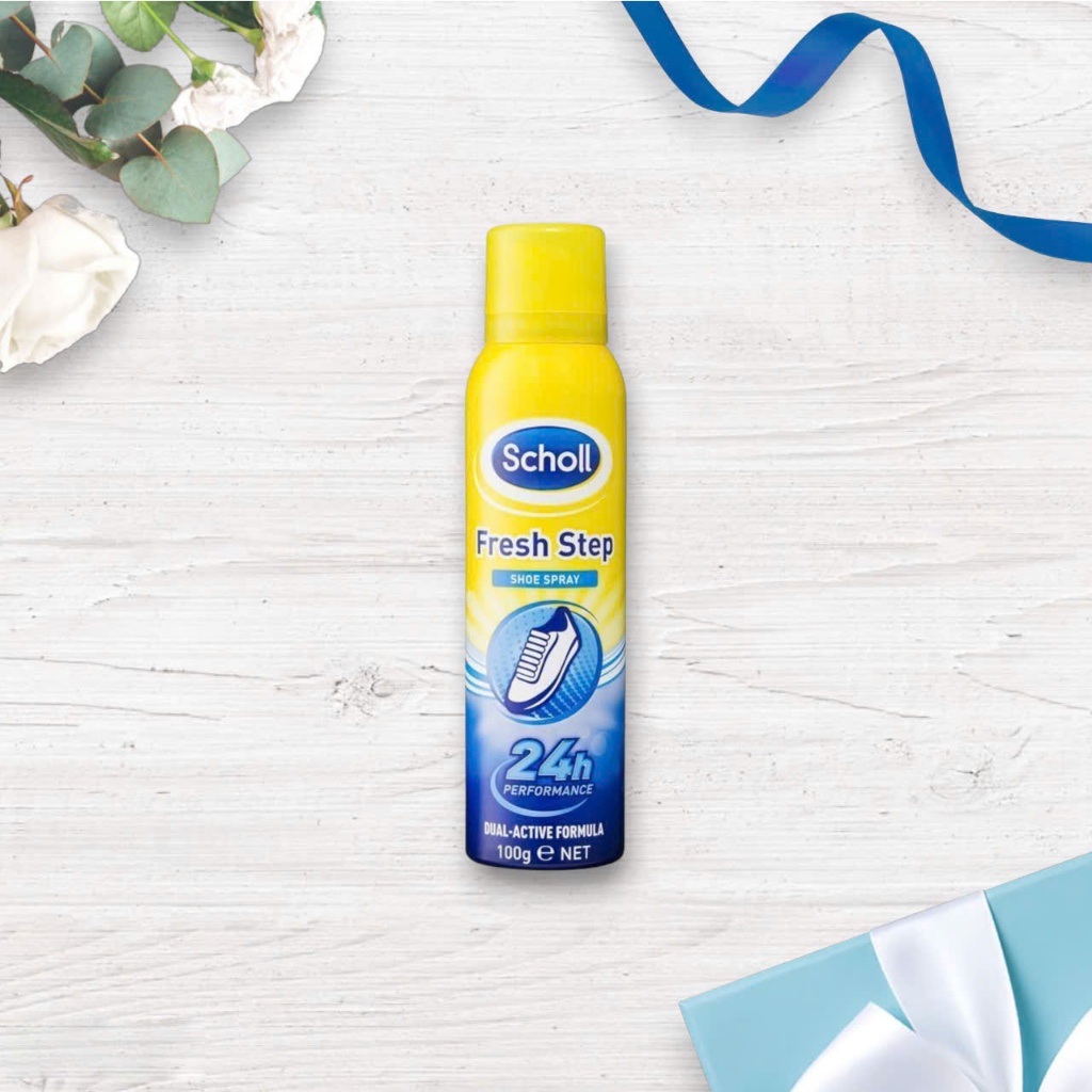 Xịt Khử Mùi Cho Giày Dép Scholl Fresh Step 100g Nhập Khẩu