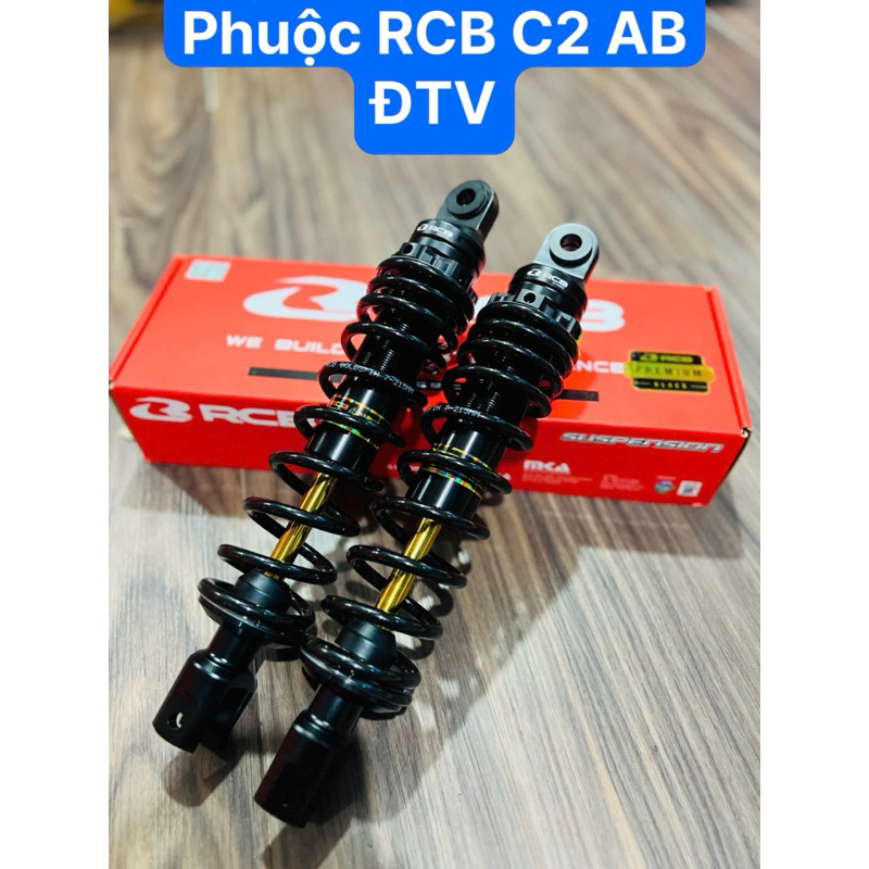 Phuộc RCB C2 Air Blade AB Đen ty vàng 320mm , BH 1 năm