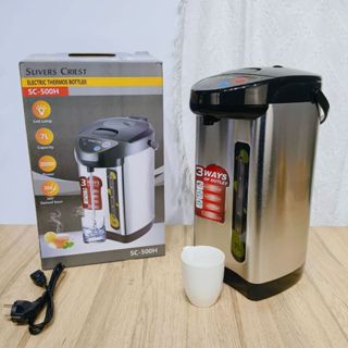  Bình Thủy Điện Silvercrest Giữ Nhiệt 7 Lít Chất Liệu Vỏ Thép Không Rỉ - Bình Đun Nước Giữ Nhiệt 