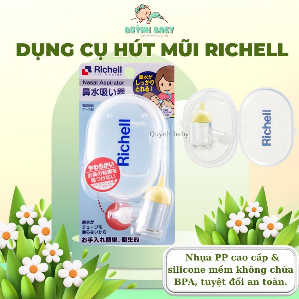 Dụng cụ hút mũi Richell cho bé