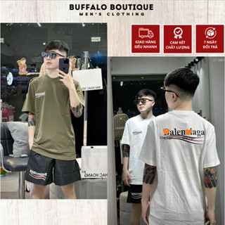  Áo thun nữ THÊU BALE.N... 5 màu cotton cao cấp dày dặn form rộng nam nữ thời trang 