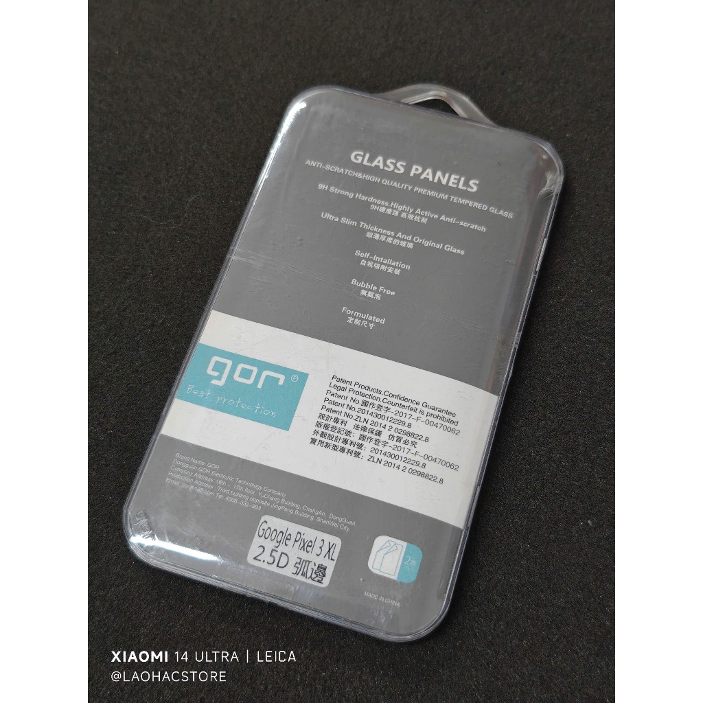[LaoHac Store] Cường lực Gor Google Pixel 3 XL (Trong Suốt)