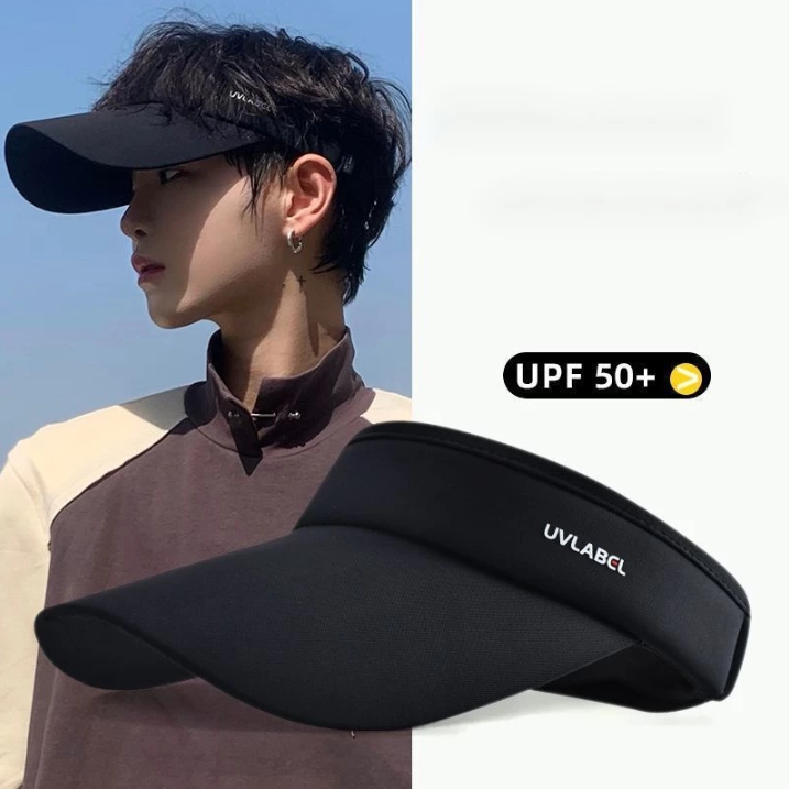 Mũ Lưỡi Trai Thể Thao Chống Nắng Bằng Lụa Lạnh Không Chóp Thời Trang Mùa Hè Cho Cả Nam và Nữ