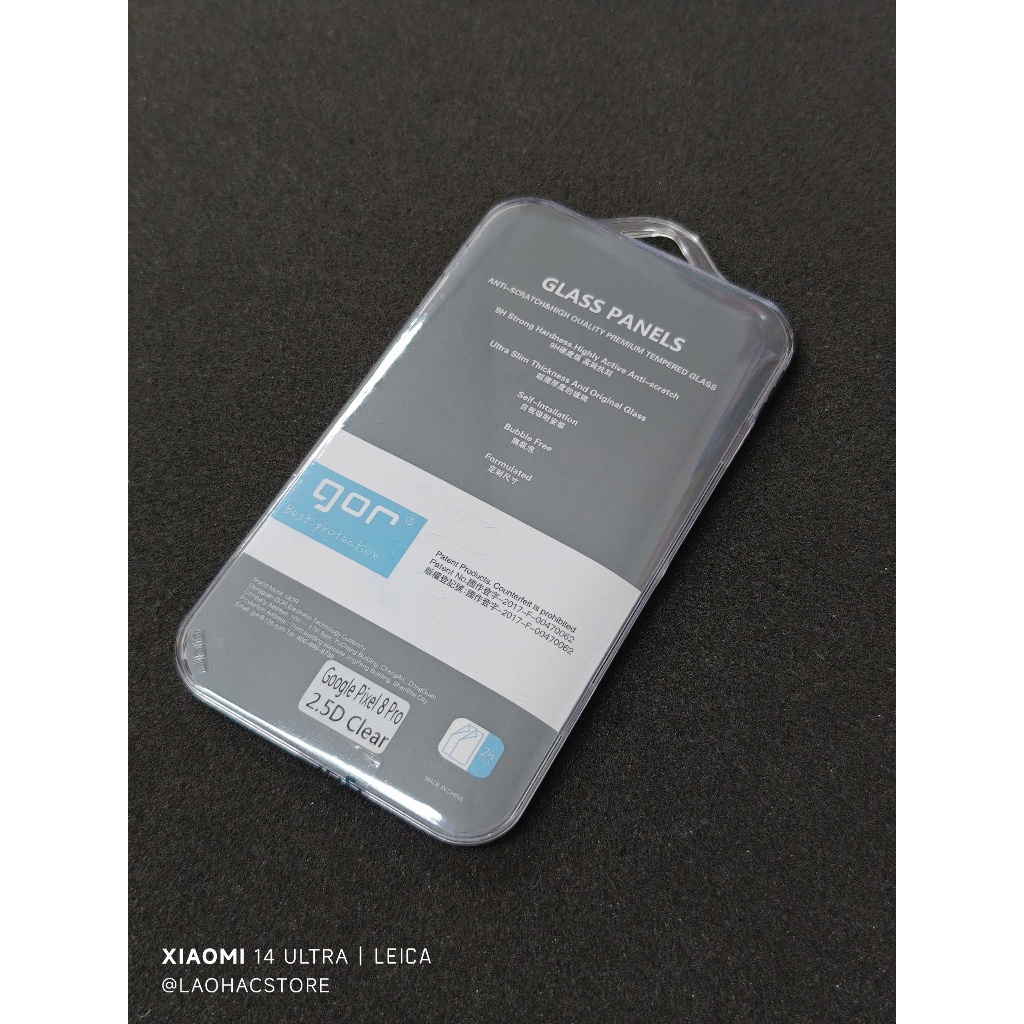 [LaoHac Store] Cường Lực Gor Google Pixel 8 Pro (Trong Suốt)