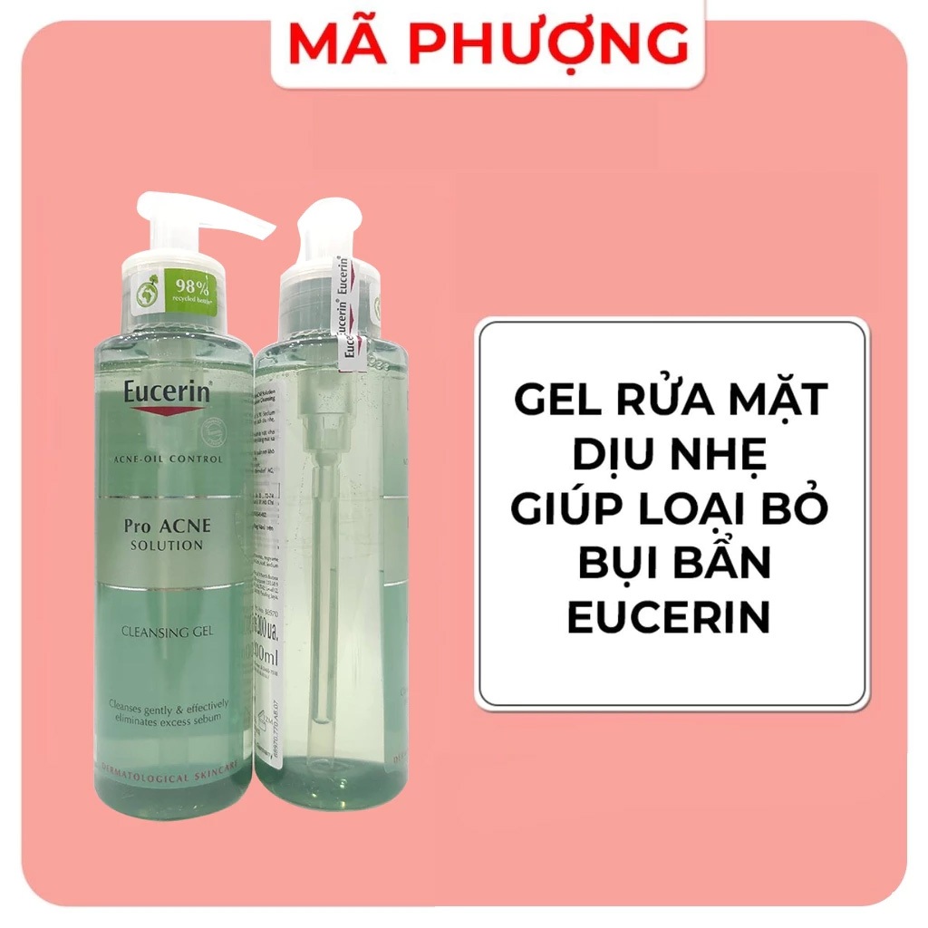 Gel Rửa Mặt Mụn Eucerin Pro Acne 200ml