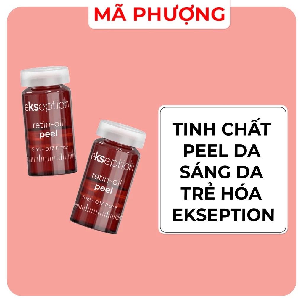 Ekseption Peel giảm mụn mụn, da sáng da trẻ hóa Ekseption Retin-oil 5ml (Ống Lẻ)