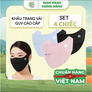 Khẩu Trang GUV Thịnh Phát Proof Mask Chính Hãng Chống Tia UV Bụi Mịn Kháng Khuẩn Chất Vải Lụa Mềm