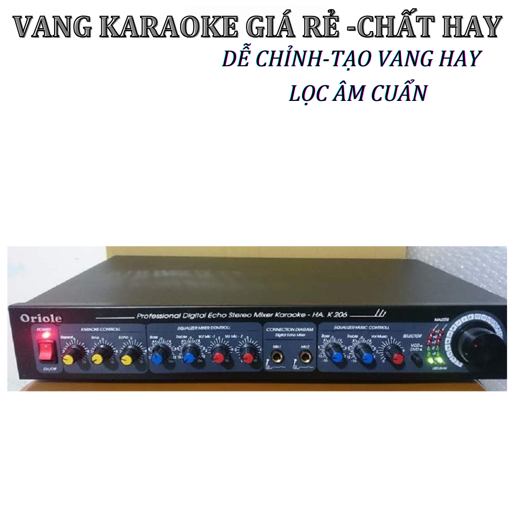 Vang hát karaoke oriole k206 - vang nghe nhạc hay luôn giá cả hợp lý