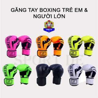  Găng Tay Boxing Trẻ Em & Người Lớn BATSE - Tập Luyện Thi Đấu - Nam Nữ – Tập Gym MMA Muay Thái 