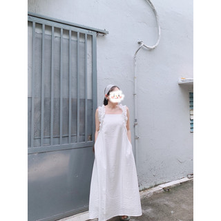 Đầm suông babydoll xoè chữ A viền bèo ( Hoả tốc HCM )