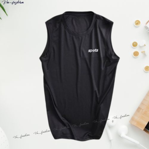 Áó thun nam ba lỗ , Áo 3 lỗ thể thao nam,áo sát nách chất thun lạnh( Sports)  Vn_fashion