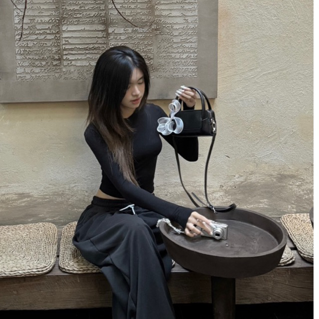 •BOXY BASIC• TÚI XÁCH NỮ 2025 BASIC KÈM CHARM NƠ ẢNH CHỤP THẬT