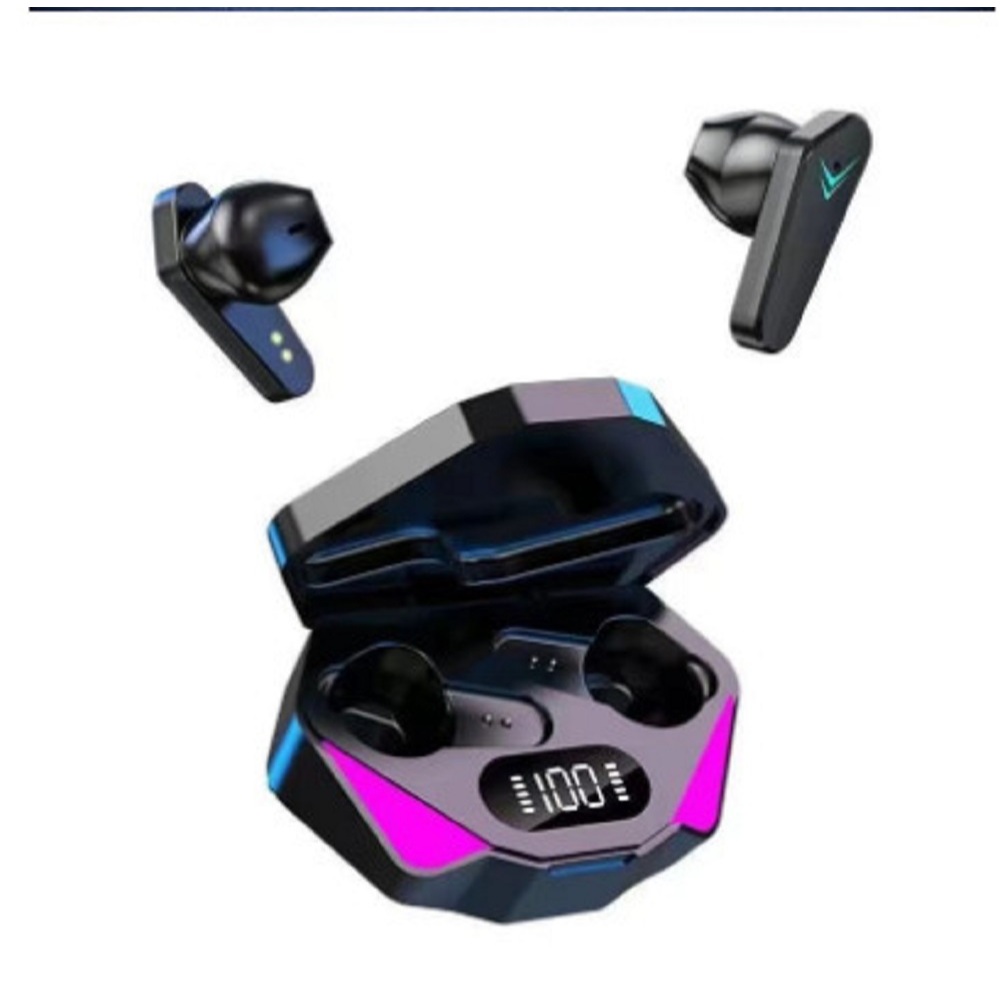 Tai nghe gaming Bluetooth không dây X15 TWS có màn hình LED chống nước có mic