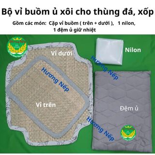  Bộ buồm đệm ủ cho thùng đá xốp đựng xôi ủ ấm xôi khi bán vệ sinh tiện lợi tiết kiệm 