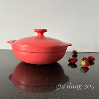 Nồi sứ dưỡng sinh Minh Long 1 lít luna - Nồi chuyên dùng bếp gas, bếp hồng ngoại