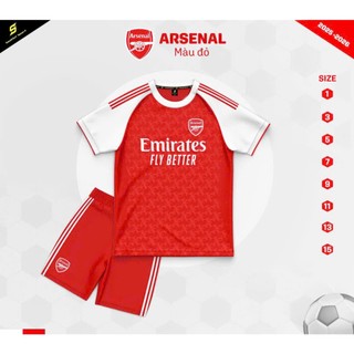 Bộ Đồ Đá Banh Trẻ em CLB Arsenal
