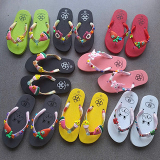 dép kẹp bé gái, chất liệu cao su,  có nhiều màu, quai dẻo mềm, mang êm chân, siêu bền, size 25-35.