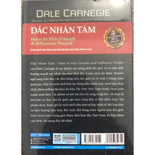 Sách: Đắc Nhân Tâm - Cuốn sách hay nhất mọi thời đại đưa bạn đến thành công ( Bìa mềm)