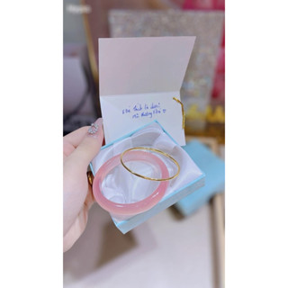 Sét vòng ngọc vòng mắt mèo + vòng titan vàng quà tặng bạn gái người yêu ngày đặc biệt