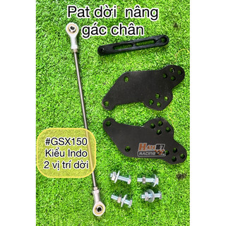 Pat nâng gác chân GSX150 combo đầy đủ (2 vị trí dời)