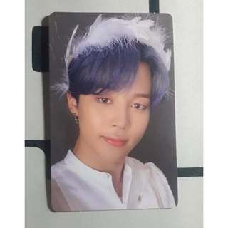 ( Hàng official) Card BTS album most:7 ver 1, card thiên nga trắng