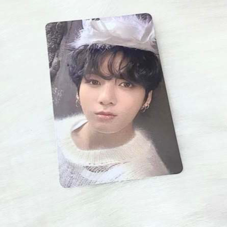 ( Hàng official) Card BTS album most:7 ver 1, card thiên nga trắng