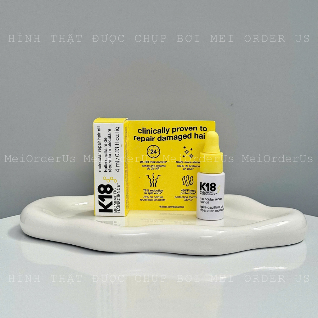 [Mini 4mL] K18 Mini Molecular Repair Hair Oil dầu dưỡng tóc