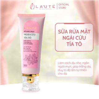 Sữa rửa mặt ngải cứu tía tô La’ute Vietnam trắng sáng sạch sâu dịu nhẹ mịn màng