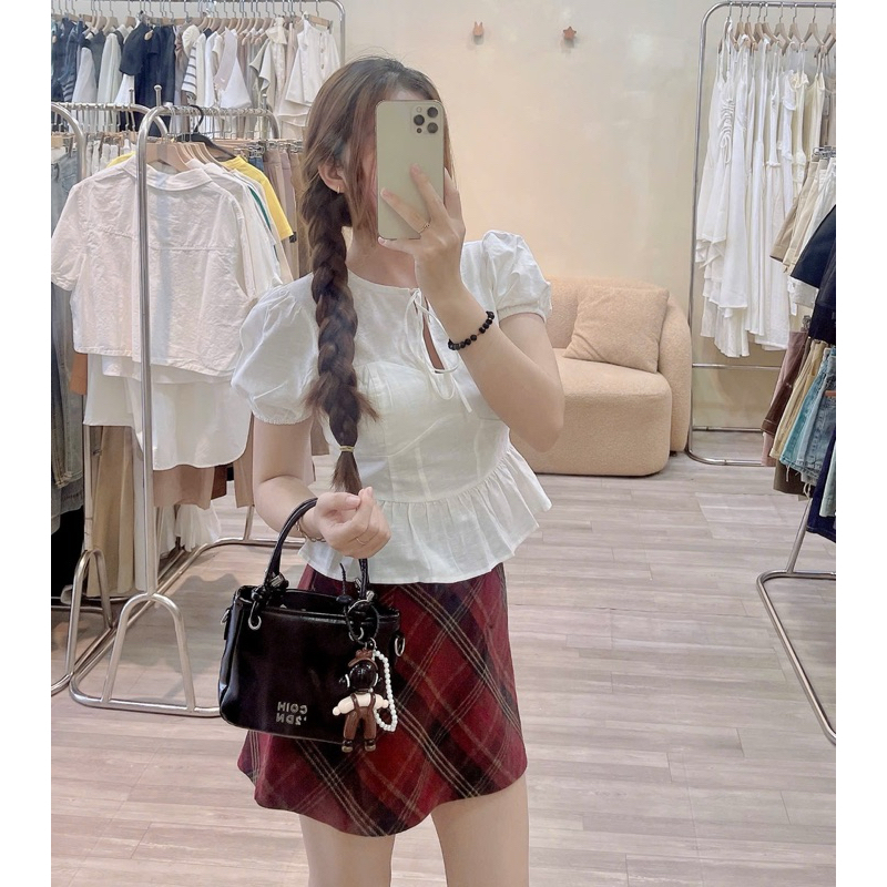 [PORO Clothing] 1137 áo kiểu khoét ngực