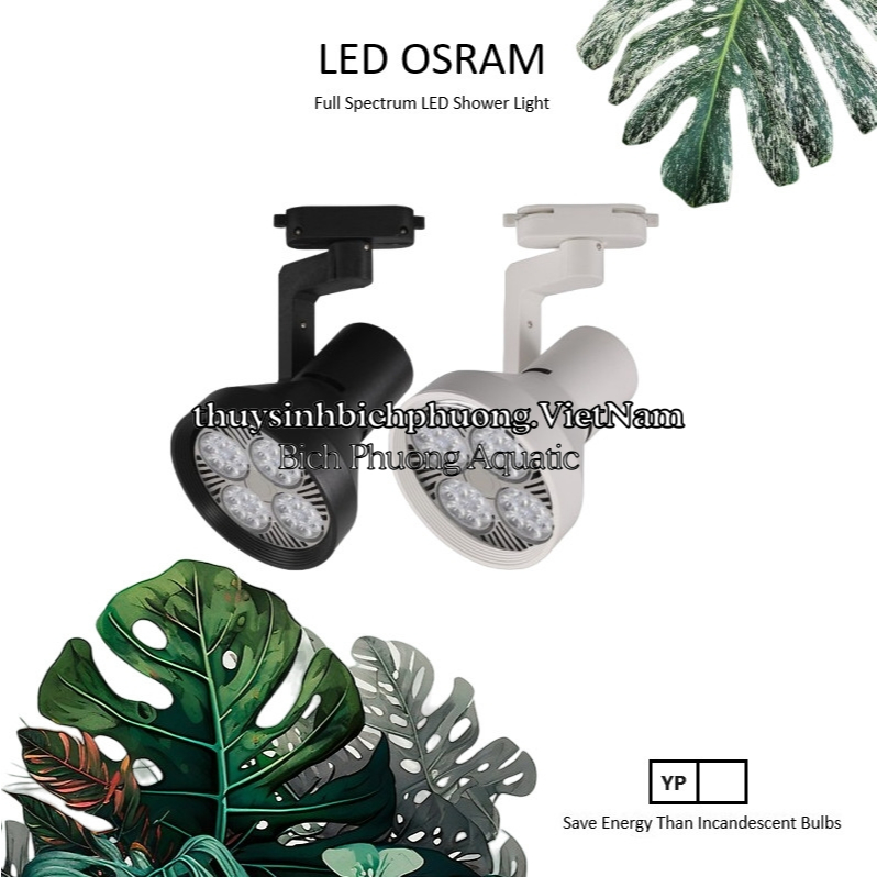 ĐÈN LED RAY | ĐÈN RỌI OSRAM ÁNH SÁNG 3000K, 4000K, 6000K, 9000K, WRGB CAO CẤP (BH 12 THÁNG) CHUYÊN T