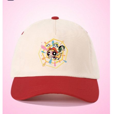 Mũ nón cao cấp lưỡi trai uniex POWERPUFF GIRL