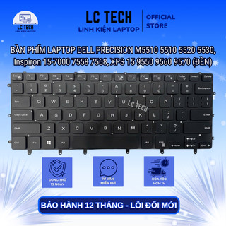 Phím DELL Precision M5510 5510 5520 5530, DELL XPS 15-9550 9560 9570,Dell Inspiron 15-7000 7558 7568