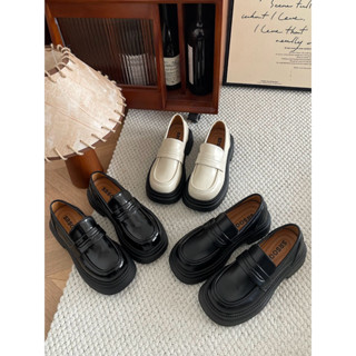 Giày loafer Rebloom - Giày lười nữ đế cao 5cm phong cách basic viền răng cưa dễ phối siêu xinh