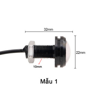 Xi Nhan Cúc Áo Gắn Xe Máy 12V [ 1 đôi ]