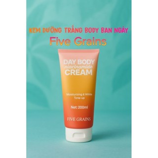 Kem Dưỡng Trắng Da Body Ban Ngày FiveGrains | Chính Hãng | 200ml | Hàng Mới 100%