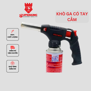Khò Gas Cao Cấp Có Tay Cầm Đa Năng Tiện Lợi, Khò Ga Mini Tự Động Đánh Lửa Thui Lông Nhóm Củi
