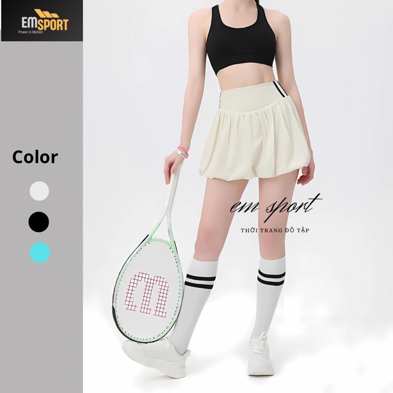 Chân Váy Tennis Nữ 2025 Cao Cấp - Váy Chơi Golf, Tennis , pickelball Cao Eo Co Giãn, Thoáng Khí Hút 