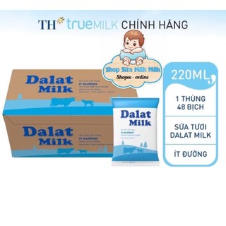 Sữa Bịch Đà Lạt Milk thùng 48 bịch   Chọn vị   