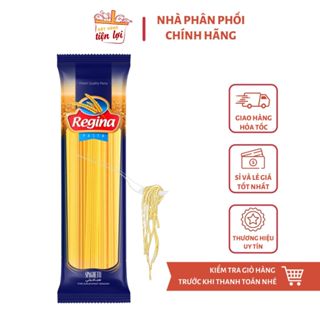  MÌ Ý SPAGHETTI REGINA PASTA- 400G - Mỳ ý sợi tròn thơm ngon hợp sốt cà chua sốt phô mai 